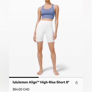 Lululemon align HR short 8”